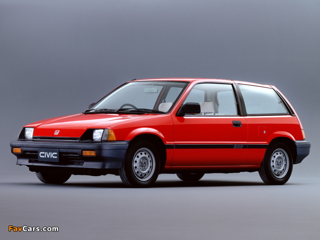 Images of Honda Civic Hatchback 1983–87 (640 x 480)