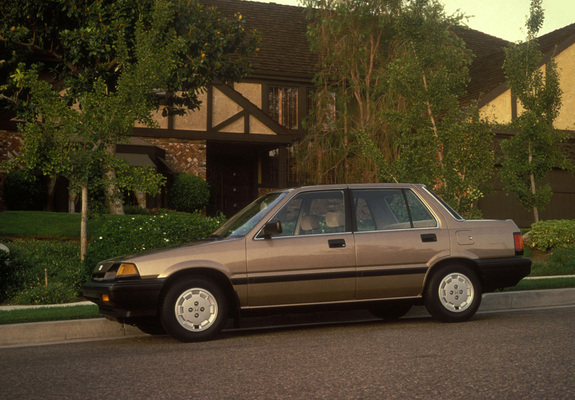 Images of Honda Civic Sedan 1983–87
