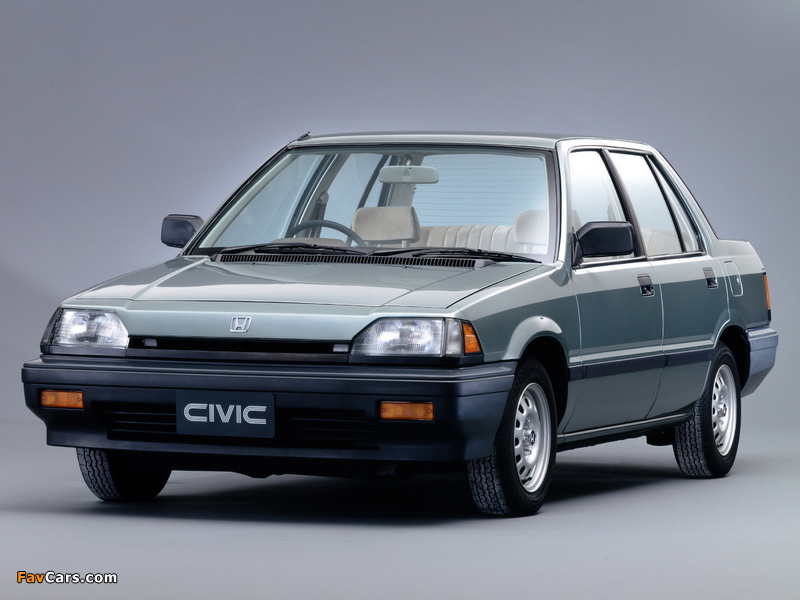 Images of Honda Civic Sedan 1983–87 (800 x 600)