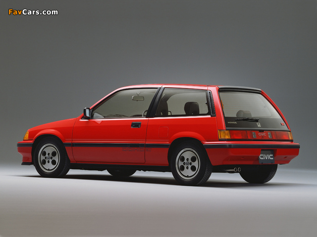Images of Honda Civic Si 1984–87 (640 x 480)