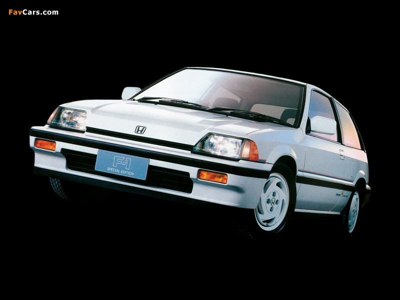 Images of Honda Civic Si F1 Special Edition 1986 (800 x 600)