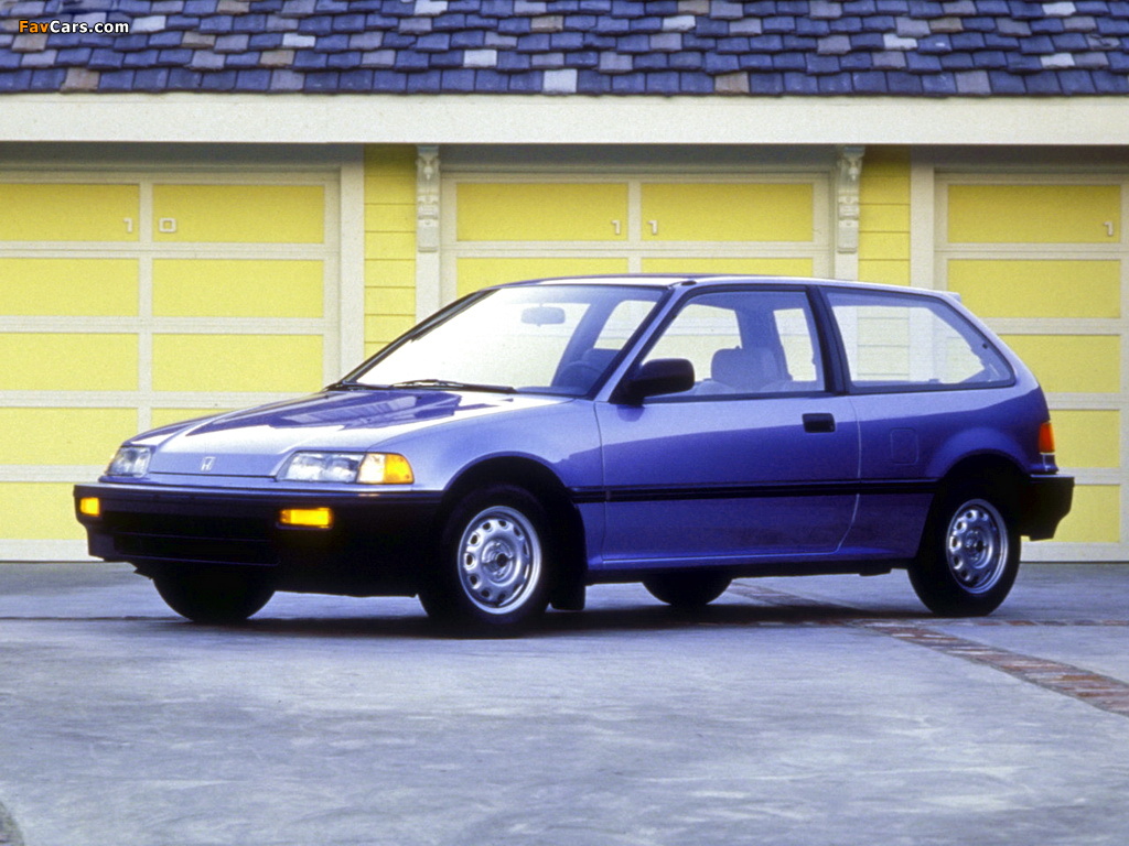 Images of Honda Civic Hatchback US-spec (EF) 1988–91 (1024 x 768)