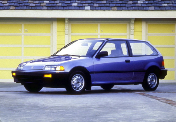 Images of Honda Civic Hatchback US-spec (EF) 1988–91