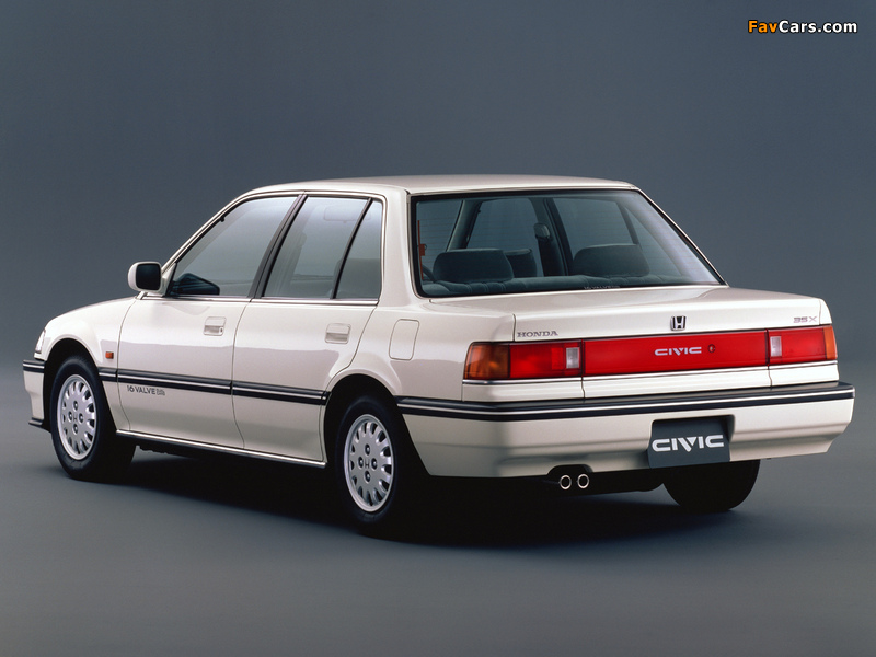 Images of Honda Civic Sedan (EF) 1988–91 (800 x 600)