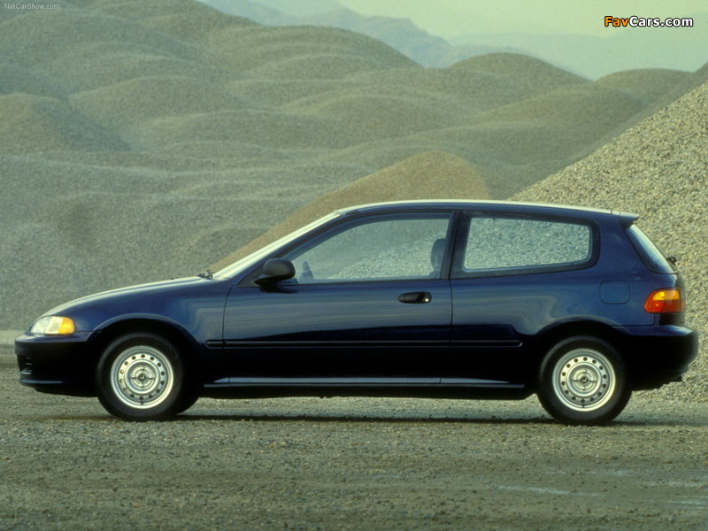 Images of Honda Civic Hatchback US-spec (EG) 1991–95 (800 x 600)