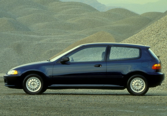Images of Honda Civic Hatchback US-spec (EG) 1991–95