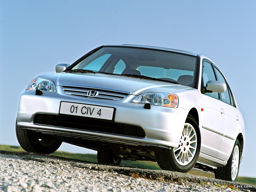 Images of Honda Civic Sedan 2001–03 (1024 x 768)