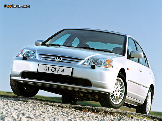 Images of Honda Civic Sedan 2001–03 (640 x 480)
