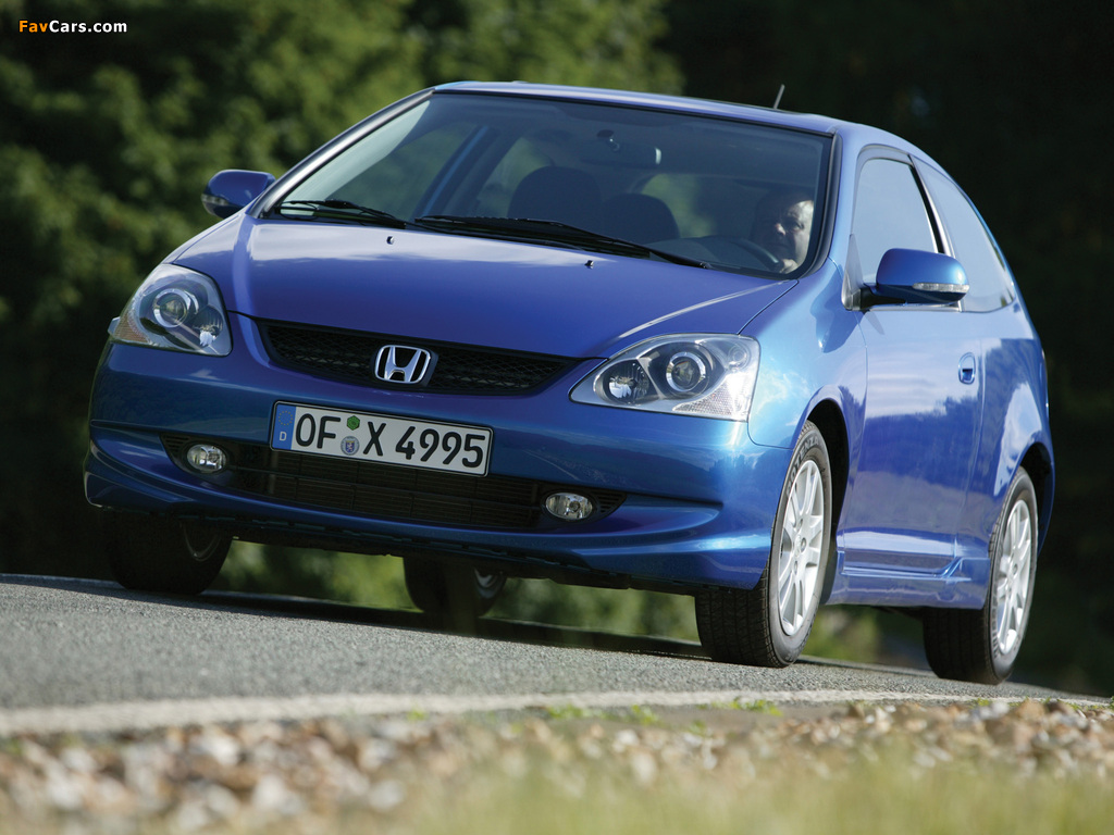 Images of Honda Civic 3-door (EU) 2003–05 (1024 x 768)