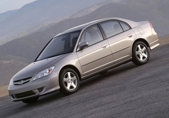 Images of Honda Civic Sedan US-spec 2003–06