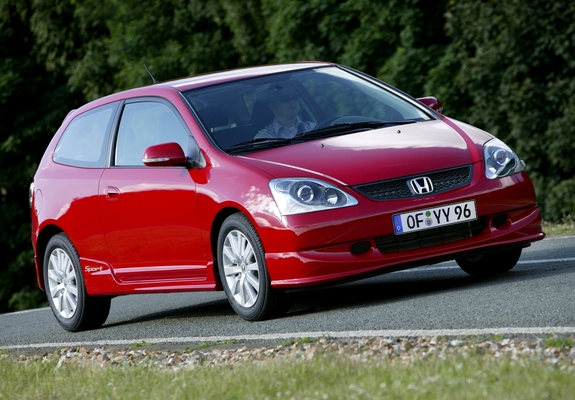 Images of Honda Civic Sport UK-spec (EU) 2003–05