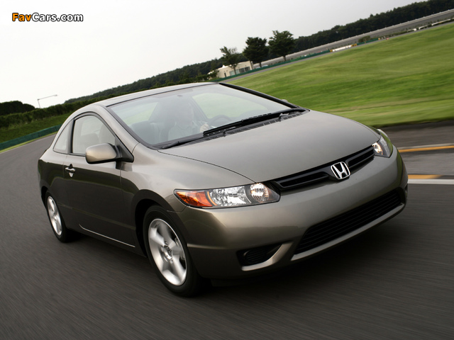 Images of Honda Civic Coupe 2006–08 (640 x 480)