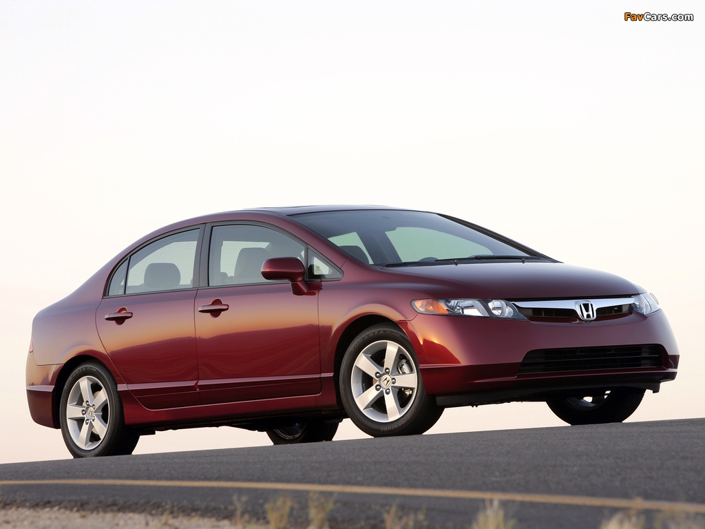 Images of Honda Civic Sedan US-spec 2006–08 (1024 x 768)