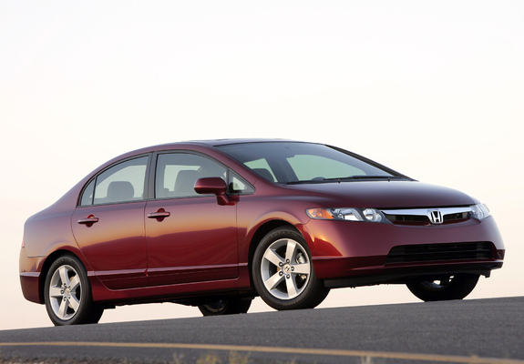Images of Honda Civic Sedan US-spec 2006–08