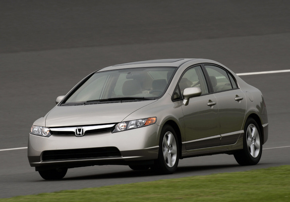 Images of Honda Civic Sedan US-spec 2006–08