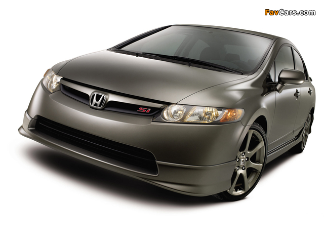 Images of Honda Civic Si Sedan 2007–08 (640 x 480)
