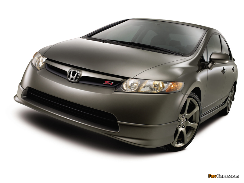 Images of Honda Civic Si Sedan 2007–08 (800 x 600)