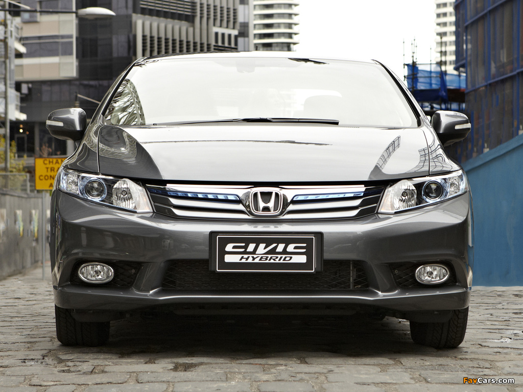 Images of Honda Civic Hybrid AU-spec 2012 (1024 x 768)