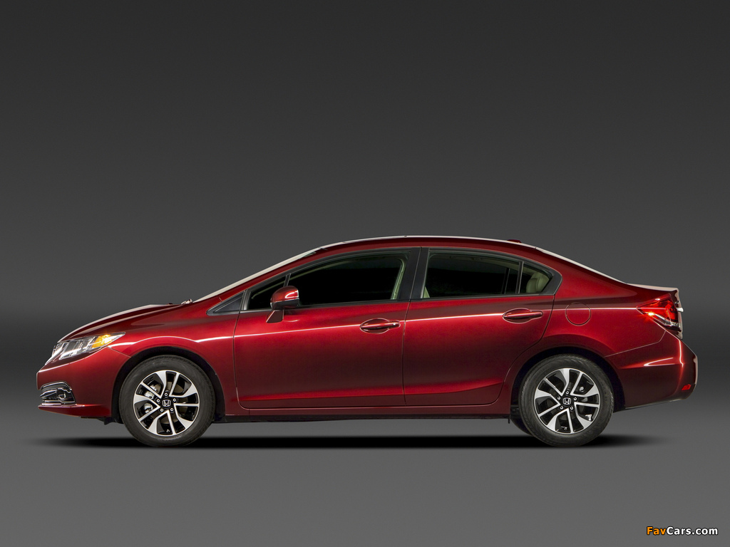 Images of Honda Civic Sedan US-spec 2013 (1024 x 768)