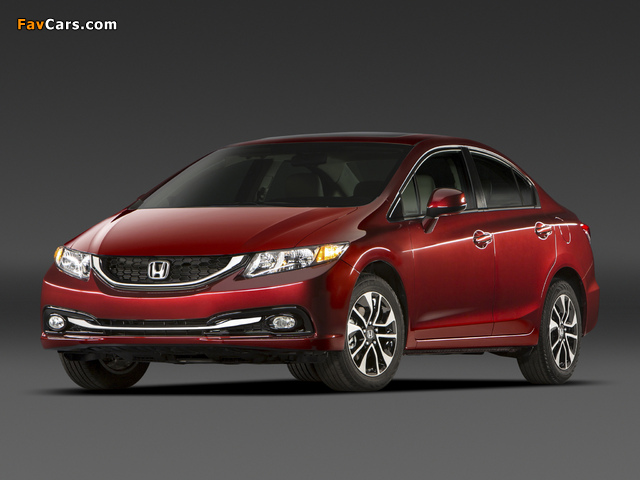 Images of Honda Civic Sedan US-spec 2013 (640 x 480)