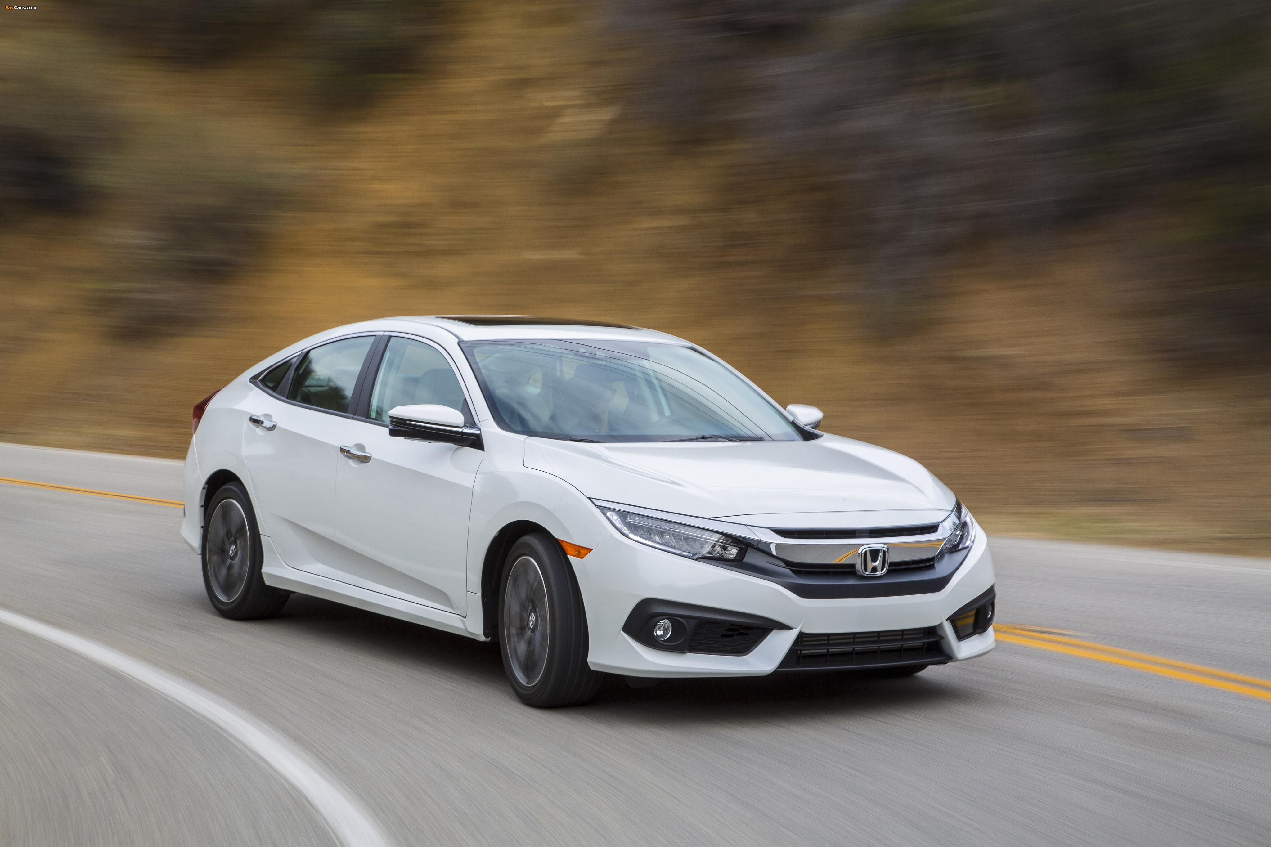 Images of Honda Civic Sedan Touring US-spec 2015 (4096 x 2730)