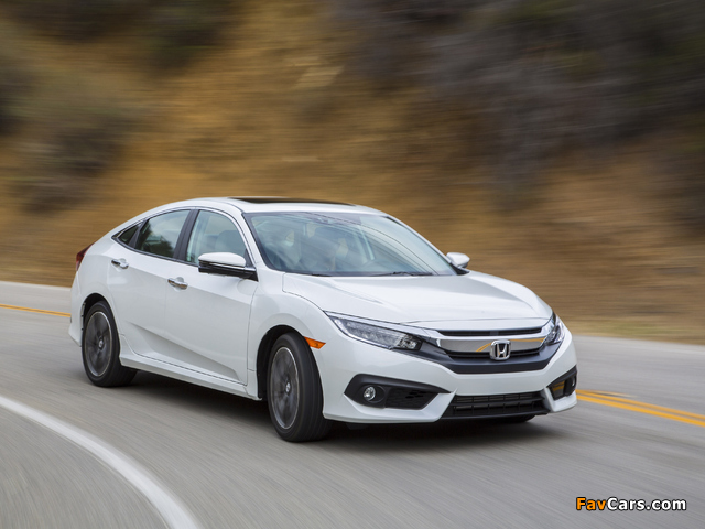 Images of Honda Civic Sedan Touring US-spec 2015 (640 x 480)