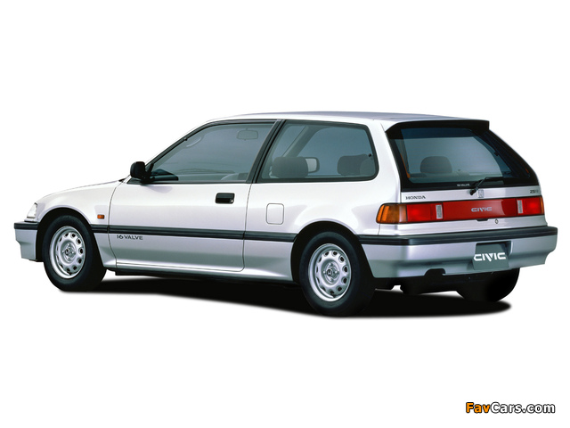 Photos of Honda Civic Hatchback (EF) 1988–91 (640 x 480)