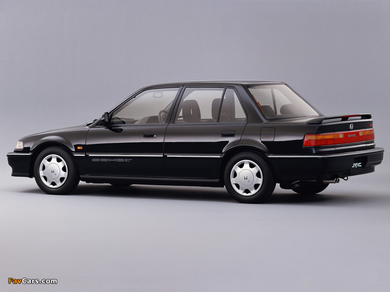 Photos of Honda Civic Si Sedan (EF) 1989–91 (800 x 600)