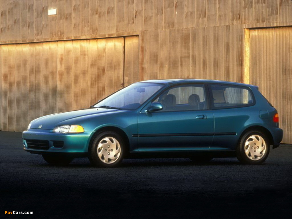 Photos of Honda Civic Hatchback US-spec (EG) 1991–95 (1024 x 768)