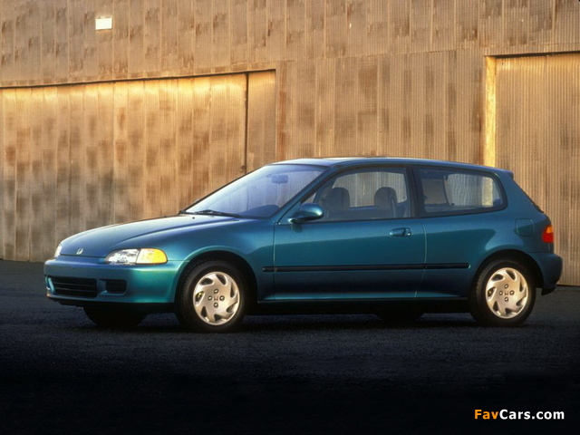 Photos of Honda Civic Hatchback US-spec (EG) 1991–95 (640 x 480)