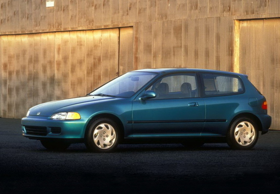 Photos of Honda Civic Hatchback US-spec (EG) 1991–95