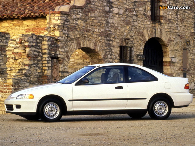 Photos of Honda Civic Coupe US-spec (EJ1) 1993–95 (640 x 480)