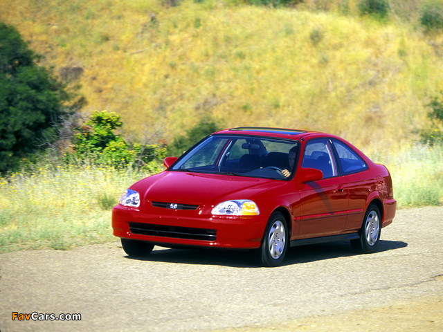 Photos of Honda Civic Coupe (EJ7) 1996–2000 (640 x 480)