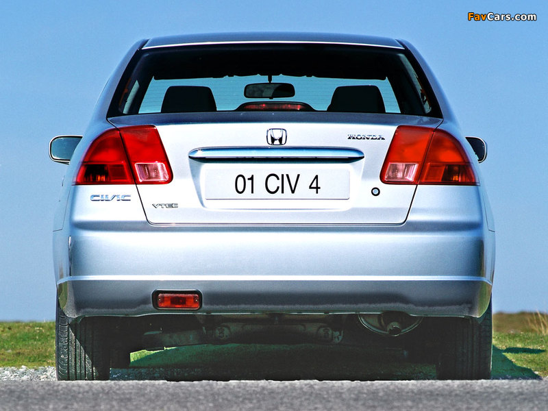 Photos of Honda Civic Sedan 2001–03 (800 x 600)