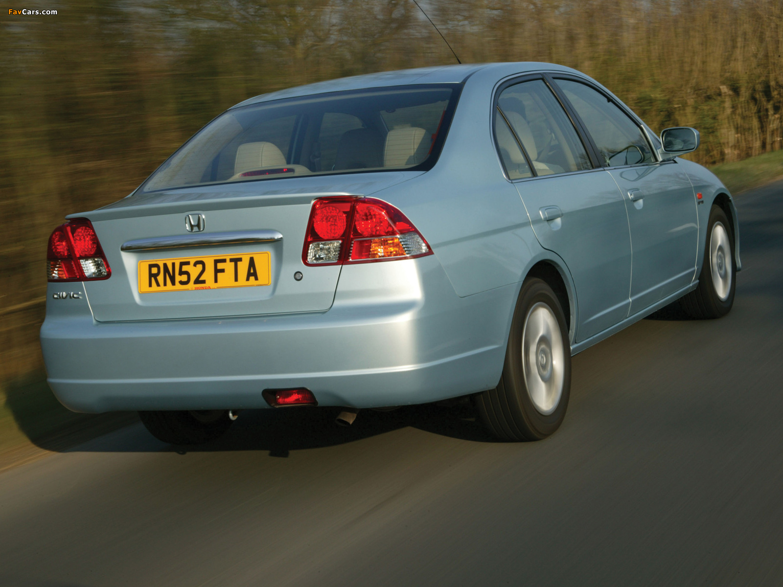 Photos of Honda Civic Sedan UK-spec 2001–03 (1600 x 1200)