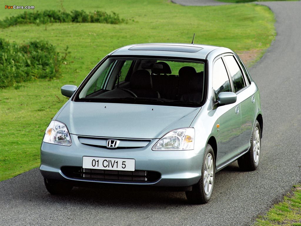 Photos of Honda Civic 5-door (EU) 2001–03 (1024 x 768)