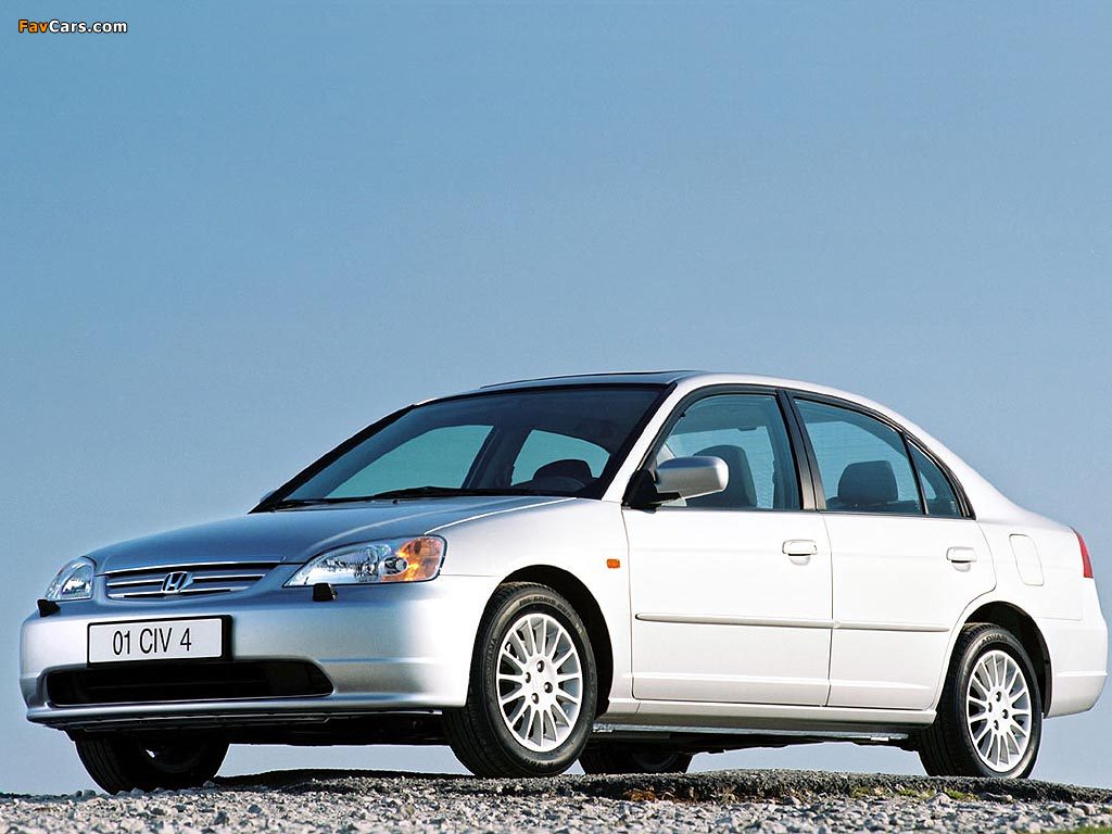 Photos of Honda Civic Sedan 2001–03 (1024 x 768)