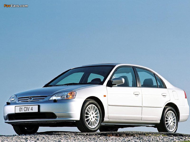 Photos of Honda Civic Sedan 2001–03 (800 x 600)