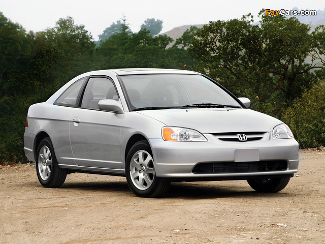 Photos of Honda Civic Coupe US-spec 2001–03 (640 x 480)
