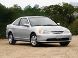 Photos of Honda Civic Coupe US-spec 2001–03