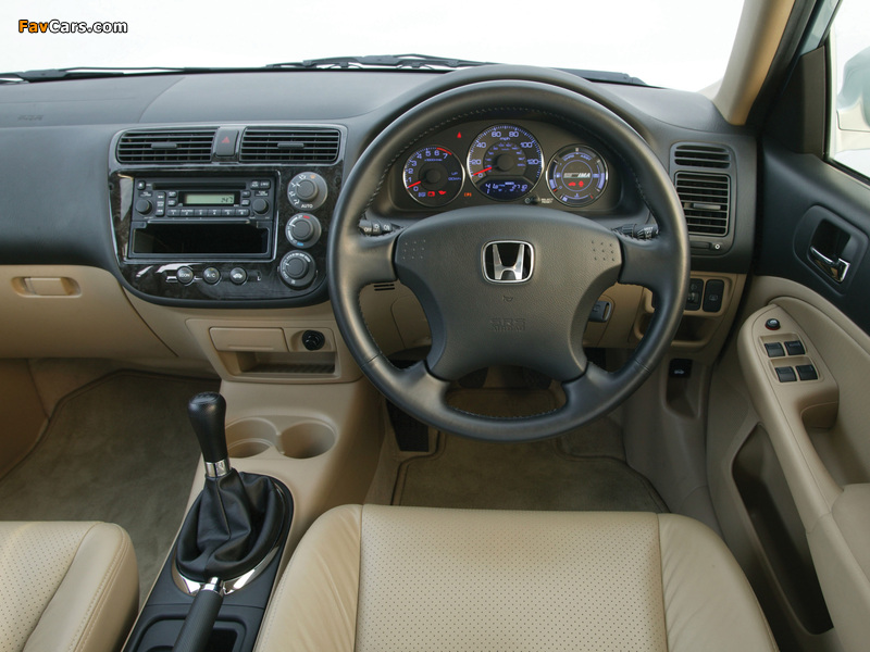 Photos of Honda Civic Sedan UK-spec 2001–03 (800 x 600)
