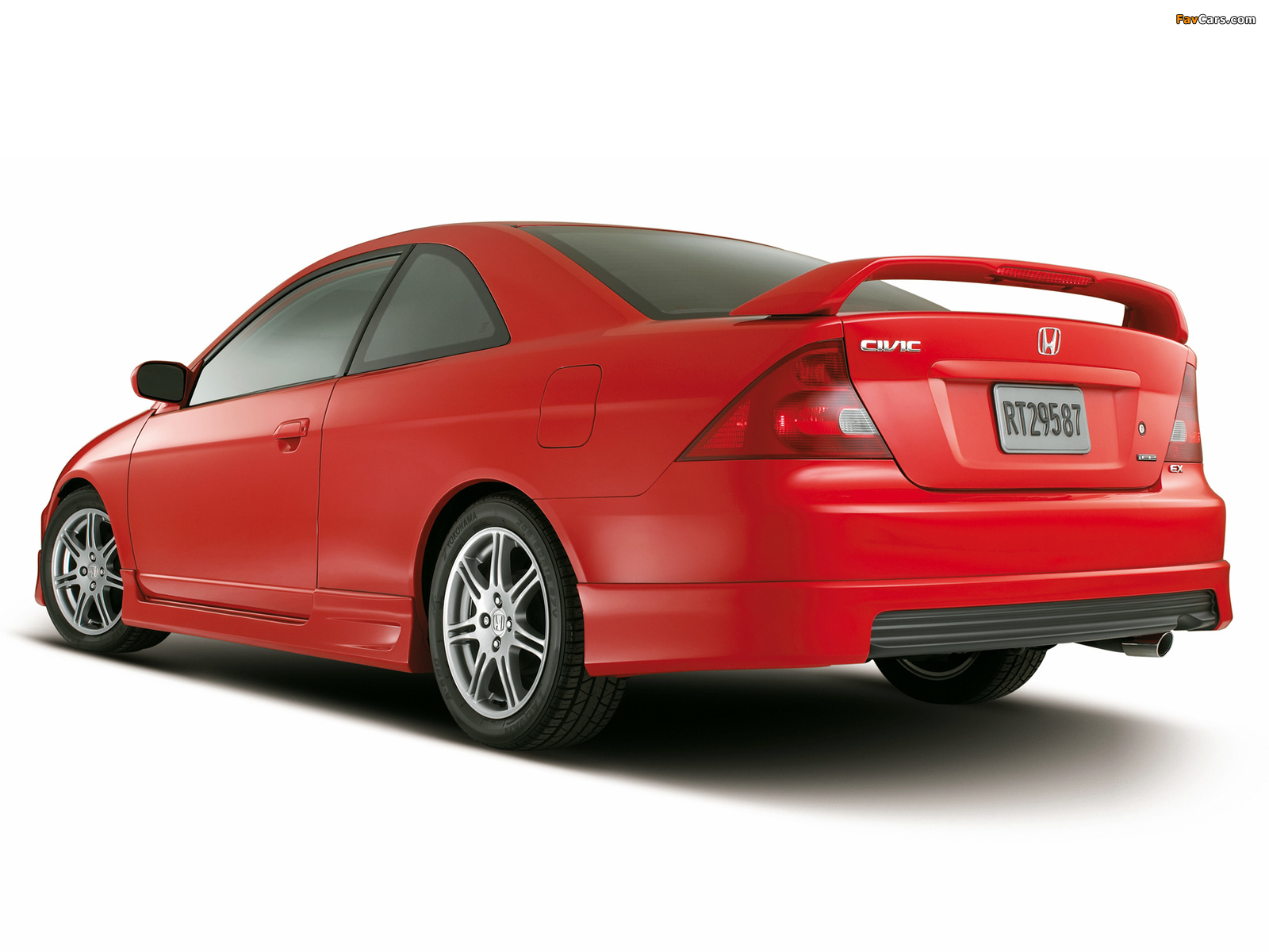 Photos of Honda Civic Coupe Factory Performance Package 2003 (1600 x 1200)