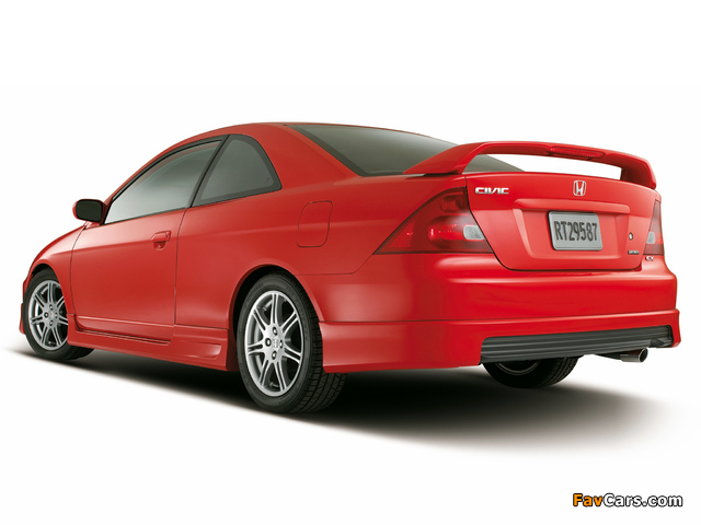 Photos of Honda Civic Coupe Factory Performance Package 2003 (640 x 480)