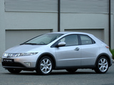 Photos of Honda Civic Hatchback ZA-spec (FN) 2006–08
