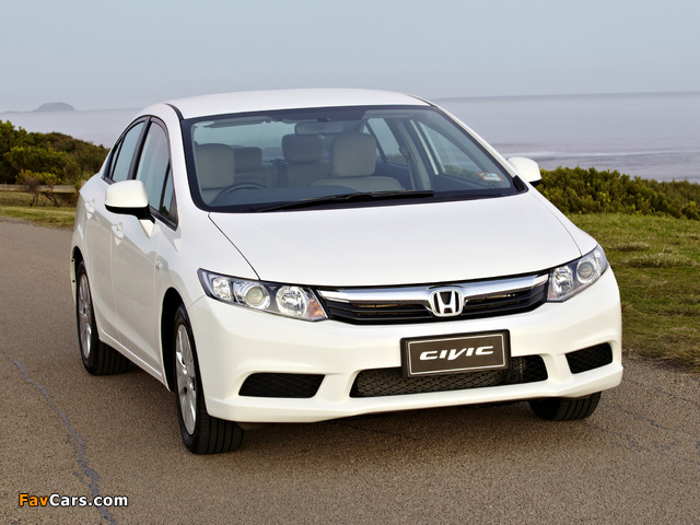 Photos of Honda Civic Sedan AU-spec 2012 (640 x 480)