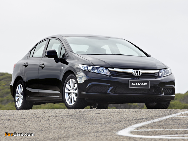 Photos of Honda Civic Sedan AU-spec 2012 (640 x 480)