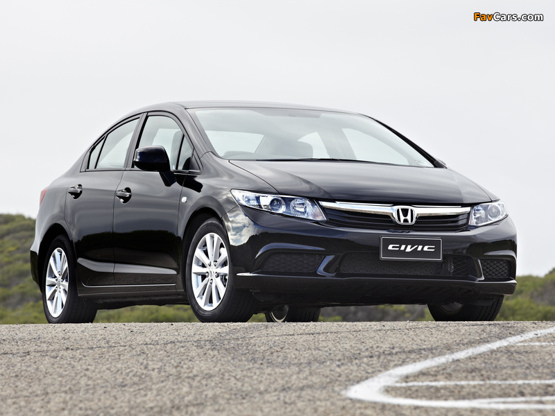 Photos of Honda Civic Sedan AU-spec 2012 (800 x 600)