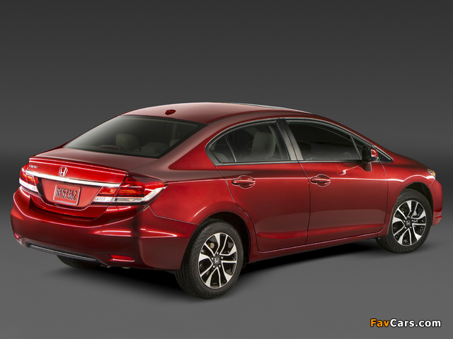 Photos of Honda Civic Sedan US-spec 2013 (640 x 480)