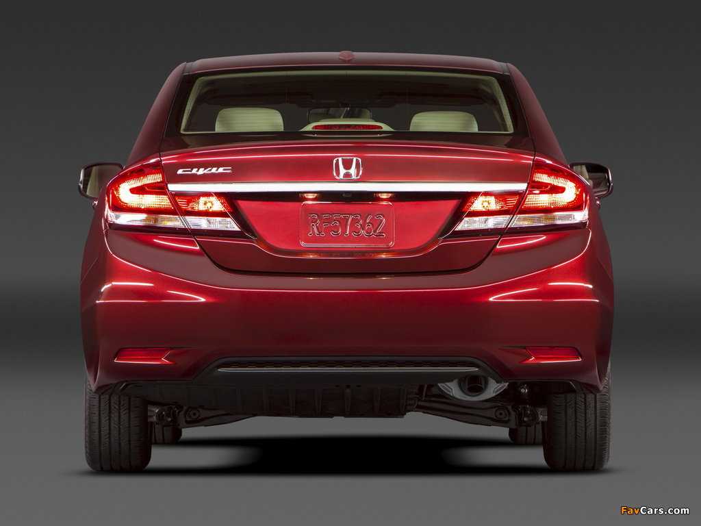 Photos of Honda Civic Sedan US-spec 2013 (1024 x 768)