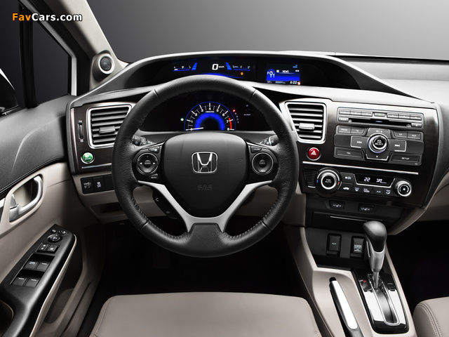 Photos of Honda Civic Sedan 2013 (640 x 480)